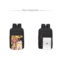 Versatile Oxford Laptop Backpack - Fits 15.6 Macbook Samsung Sony Dell Alienware Chuwi Asus Hp - Black thumbnail