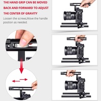 Sony A7 Camera Cage Stabilizer For Video - Black thumbnail