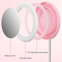 Multi-function Live Broadcast Ring Light with Phone Holder - G6 Black thumbnail