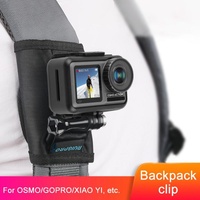 Universal Action Camera Backpack Mount - Rec Mounts Clip Clamp thumbnail