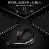 Wireless Business Sports Bluetooth Earphones - Fast Charging Bluetooth 5.0 - Black thumbnail