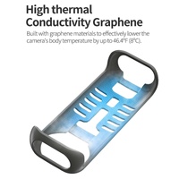 Graphene Protective Case for Insta360 X4 with Hand Strap - Black thumbnail
