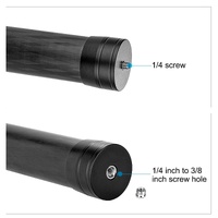 Lightweight Carbon Fiber Monopod for Dji Moza Feiyu Zhiyun Gimbals - Black thumbnail