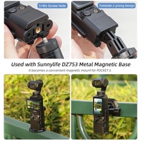 Foldable Dual Hooks Adapter for Dji Pocket 3 - Protective Case Bracket thumbnail