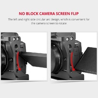 Video Camera Cage Stabilizer With Handle For Canon Eos M50 - Black thumbnail