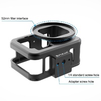 Aluminum Protective Cage for Gopro Hero with Uv Lens and Insurance Frame thumbnail