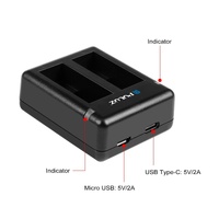 Dual Usb Charger for Gopro Hero 9 / 10 / 11 / 12 - Dual Batteries thumbnail