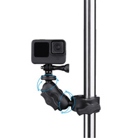 Adjustable 360 Degree Action Camera Clamp Holder - Extended Version thumbnail