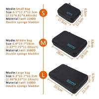 Portable Shockproof Waterproof Case for Dji Action - 28cm x 19.7cm x 6.8cm thumbnail
