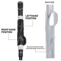 Universal Golf Grip Corrector for Beginners - Training Exerciser - Black thumbnail