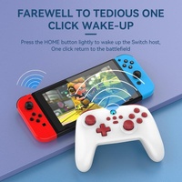 Vibration Gamepad for Switch / Android / Apple / Pc - Tooth Design - Pink thumbnail