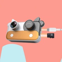Mini Cartoon Digital Camera for Kids with Wifi - Brown thumbnail