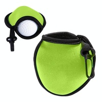 Hooked Neoprene Golf Ball Cover - Durable Protection - Green thumbnail