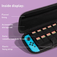 Nintendo Switch Storage Bag with Dragon Claw Pattern - Silver thumbnail