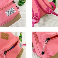 Kindergarten Kids' Simple Shoulder Bag - Minimalist Design - Pink thumbnail