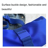 Travel & Fitness Crossbody Bag - Waterproof Nylon - Beige thumbnail