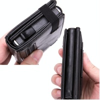 Rfid-blocking Aluminum Card Holder - Secure & Compact - Crocodile Black thumbnail