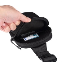 Universal Nylon Chest Bag For 5.5 Inch -7.2 Inch Phones Fashionable And Functional - Green thumbnail