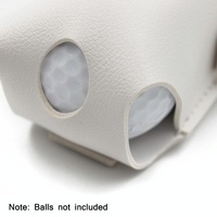 Compact Leather Golf Bag for Protection on the Go - Pink thumbnail