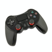 Wireless Bluetooth Game Controller for Ps4 - Rubberized - Black B thumbnail