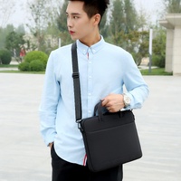 Versatile Laptop Shoulder Bag - Single Strap - Light Blue thumbnail
