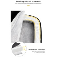 13.3 Inch Detachable Shoulder Laptop Bag - Thickened Polyester - Silver Gray thumbnail