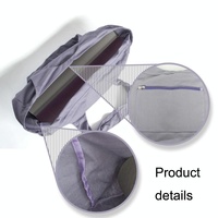 Fitness Travel Duffel Bag - Breathable & Lightweight - Black thumbnail