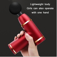 Micro-Current Cervical Spine Massager - Button Version - Red thumbnail