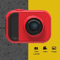 Kids' Digital Camera with Wide Angle Lens - Built-in Memory - Red thumbnail