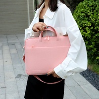 Versatile Laptop Shoulder Bag - Single Strap - Light Blue thumbnail