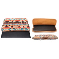 13 Inch Lingge Laptop Liner Bag - Pattern Design - Orange Pattern Geometry thumbnail