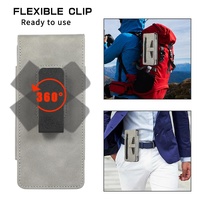 Shockproof Foldable Leather Case with Stylus for Samsung Galaxy z Fold 4 / 5g - Grey thumbnail