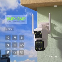 2Mp Dual Lens Dual Screen Wifi Camera With Two-Way Voice & Motion Detection Cloud Storage Support thumbnail