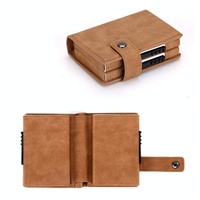 Secure Dual Card Wallet with Rfid Blocking - Mad Horse Matte Apricot thumbnail