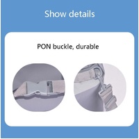 Waterproof Beach Bag For Outdoor Activities Pvc Mesh Cloth Storage Bucket For Swimming Rafting And Seaside Fun - Orange thumbnail