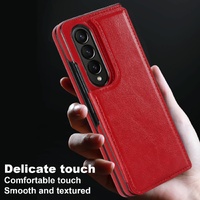 Full Coverage Double Buckle Phone Case for Samsung Galaxy z Fold 4 - White thumbnail