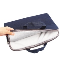 Portable 11.6 Laptop Bag - Dark Blue Handheld thumbnail