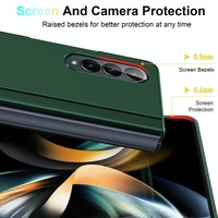 Foldable Phone Case with Holder for Samsung Galaxy z Fold 4 - Full Coverage - Light Purple thumbnail