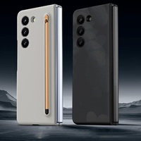 Enhanced Shockproof Phone Case for Samsung Galaxy z Fold 4 - Pen Design - Dark Grey thumbnail