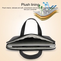 15.6 Inch Waterproof Laptop Handbag in Oxford Cloth - Navy Blue thumbnail