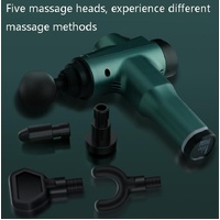 Portable Fascia Massage Gun For Muscle Relaxation - 12 Gears Blue thumbnail