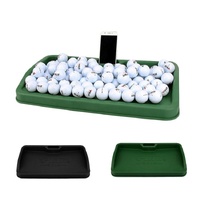 Black Character Pattern Golf Service Box with Phone Stand - 100 Balls - Green Character thumbnail