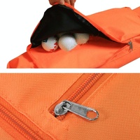 Portable Nylon Golf Bag - Lightweight and Durable - Orange thumbnail