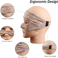 Gray Breathable Vr Eye Mask - Lightweight - Navy thumbnail