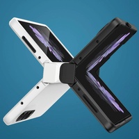 Foldable Skin Feel Case for Samsung Galaxy z Fold 4 / 5g - Orange thumbnail