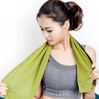2-pack Enduring Ice Towels - Microfiber Fabric 30*100cm - Ideal for Gym and Sports - Burgundy thumbnail