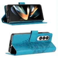 Butterfly Embossed Leather Phone Case - Rose Gold thumbnail