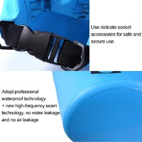Waterproof Single Shoulder Bag Dry Sack 10L Capacity - Orange thumbnail