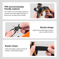 Universal Chin Strap Mount for Action Cameras - Orange thumbnail