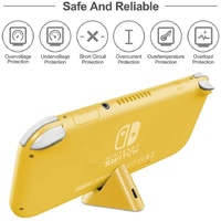 2-pack Portable Triangle Charger for Nintendo Switch / Lite - Dynamic Blue thumbnail